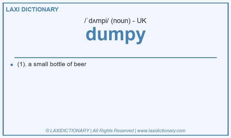 Definition dumpy in British English