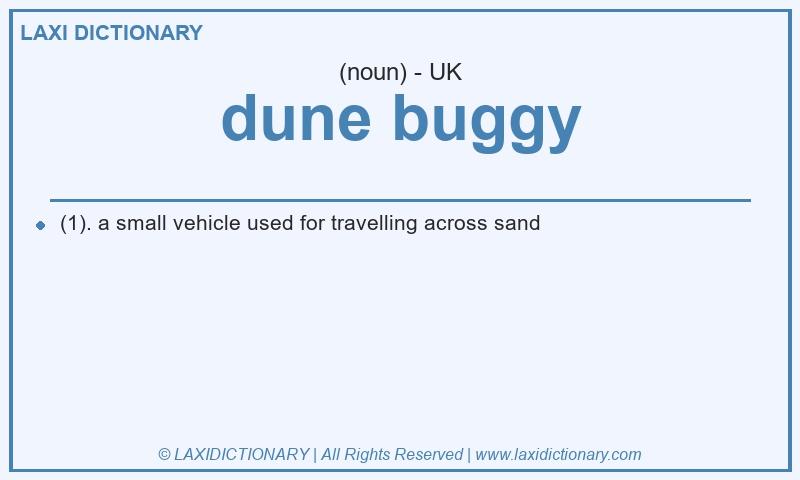 Definition dune buggy in British English