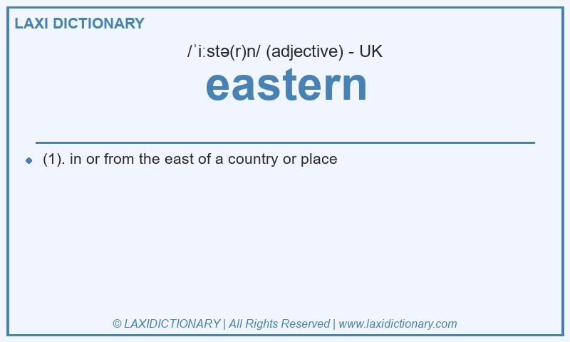 Definition eastern in British English