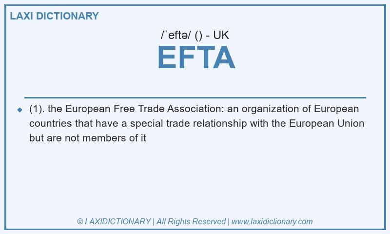 Definition EFTA in British English