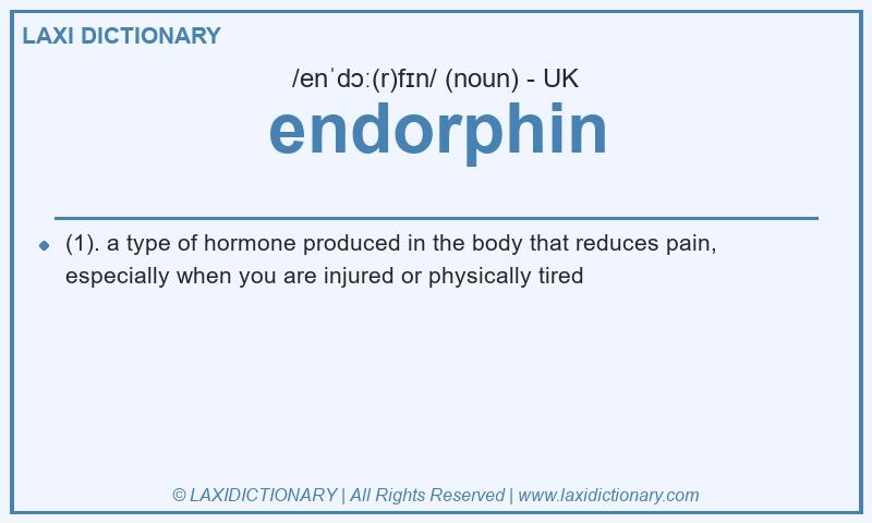 Definition endorphin in British English