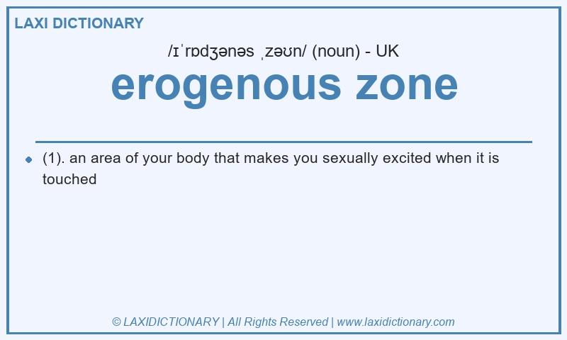 Definition erogenous zone in British English