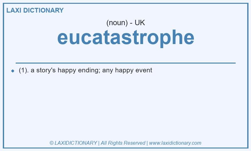 Definition eucatastrophe in British English