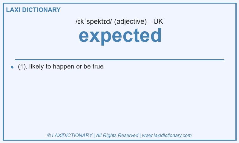 Definition expected in British English