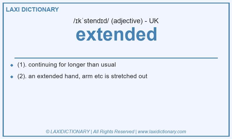 Definition extended in British English