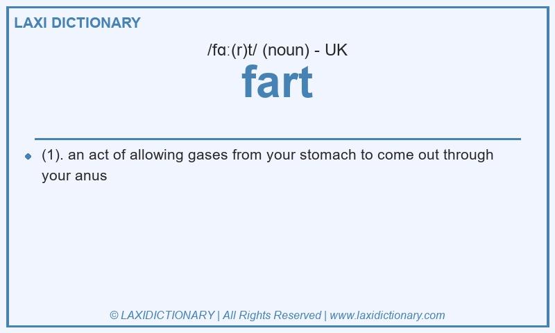 Definition fart in British English