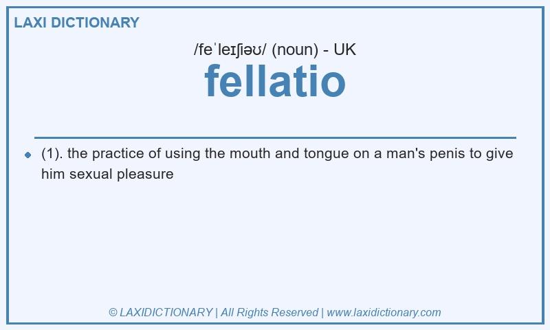 Definition fellatio in British English