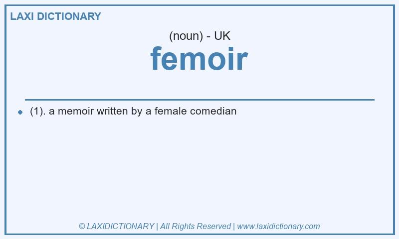 Definition femoir in British English