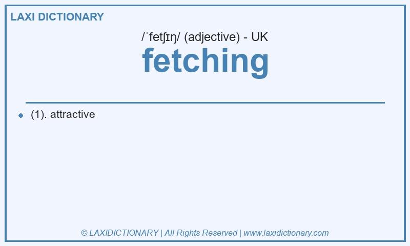 Definition fetching in British English