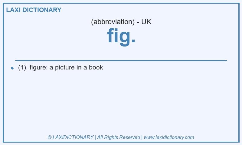 Definition fig. in British English