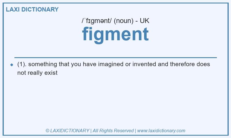 Definition figment in British English