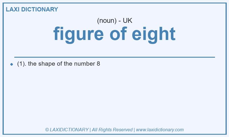 Definition figure of eight in British English