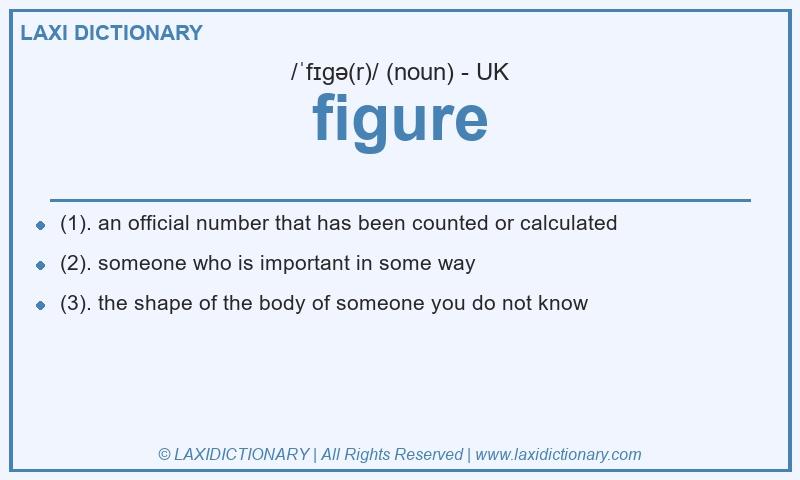 Definition figure in British English