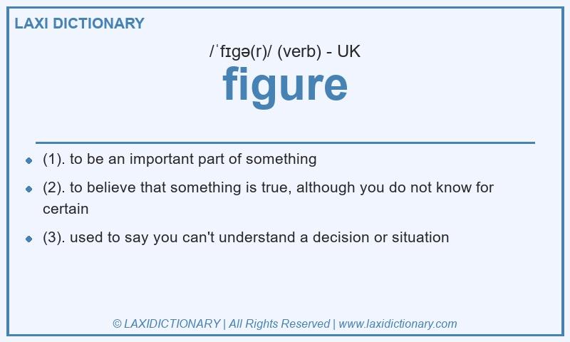 Definition figure in British English