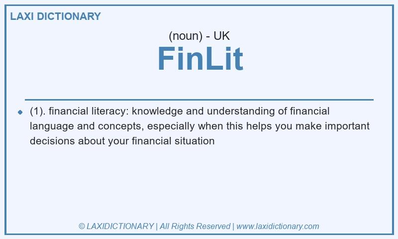 Definition FinLit in British English