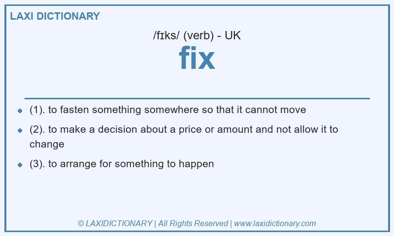 Definition fix in British English