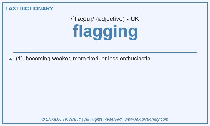 Definition flagging in British English