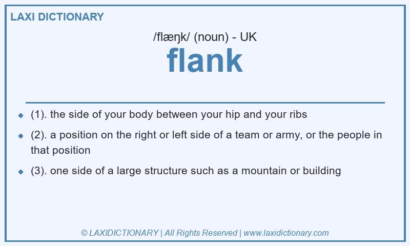 Definition flank in British English
