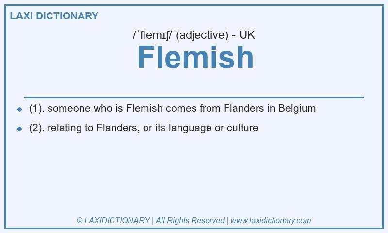Definition Flemish in British English