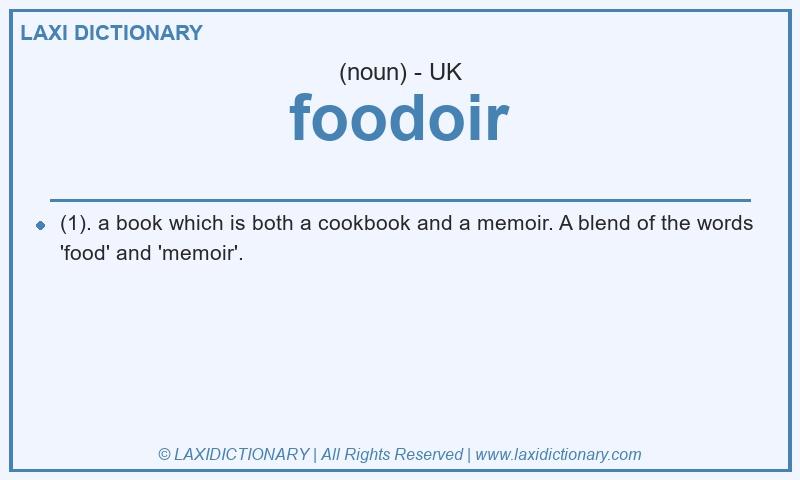 Definition foodoir in British English