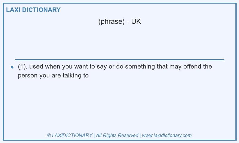 Definition in British English