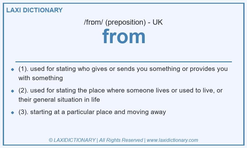 Definition from in British English