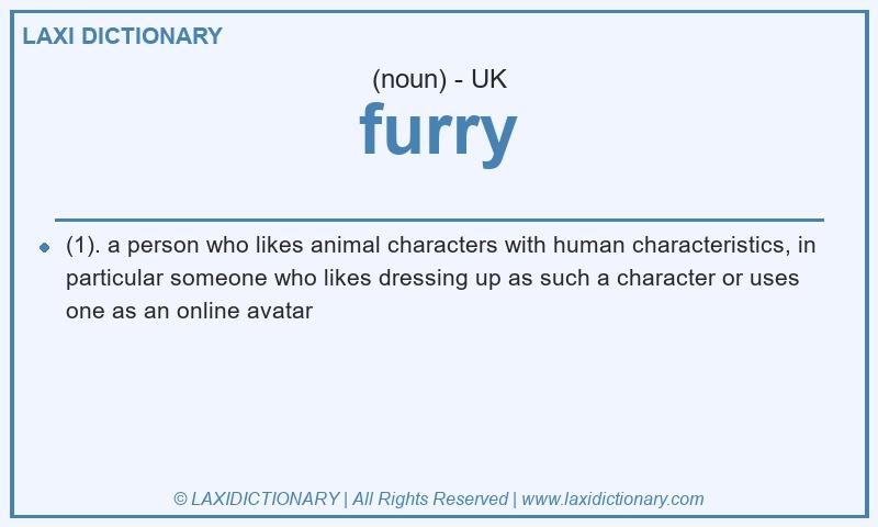 Definition furry in British English