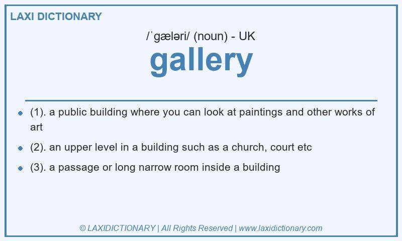 Definition gallery in British English
