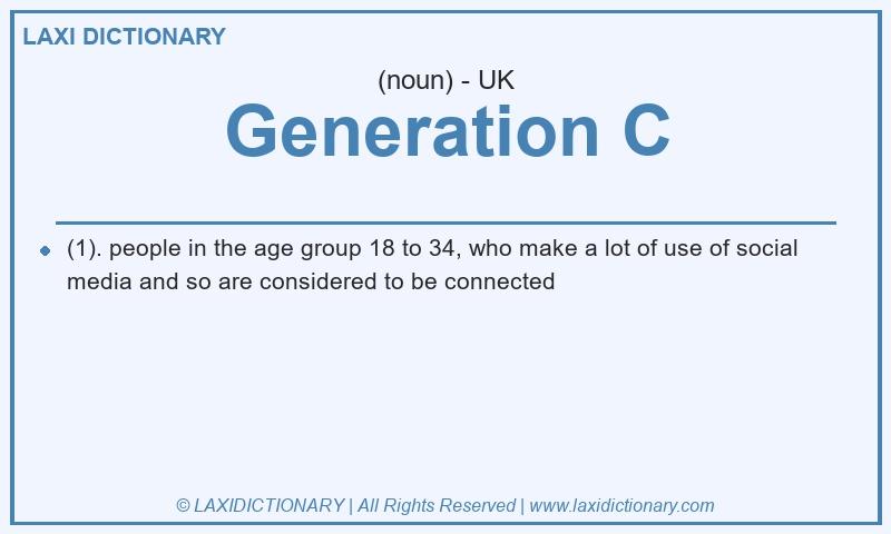 Definition Generation C in British English