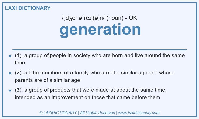 Definition generation in British English