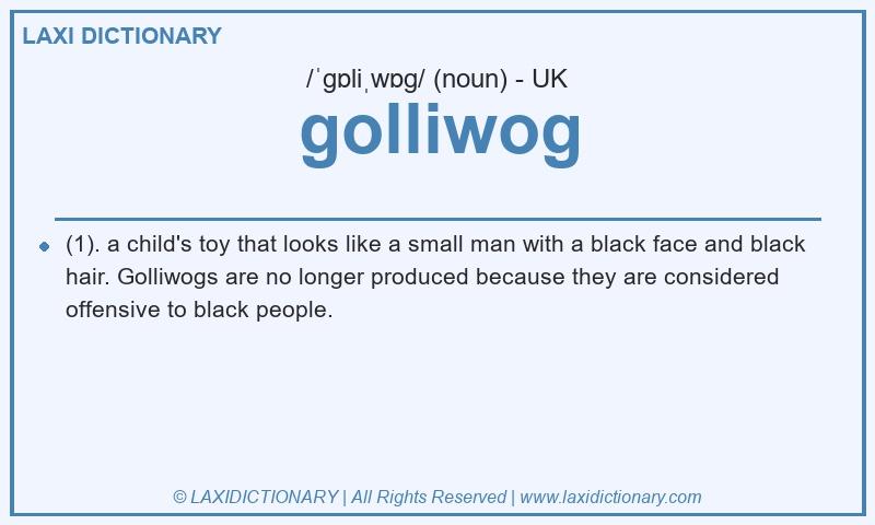 Definition golliwog in British English
