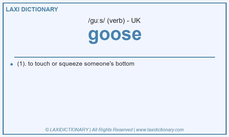 Definition goose in British English