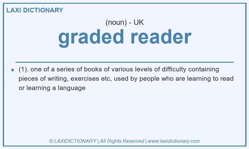 Definition graded reader in British English