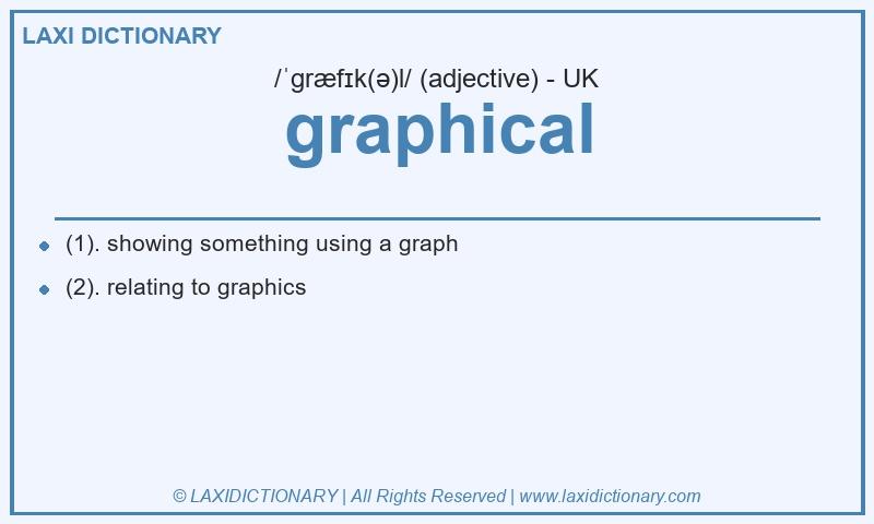 Definition graphical in British English
