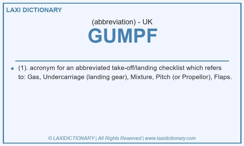 Definition GUMPF in British English