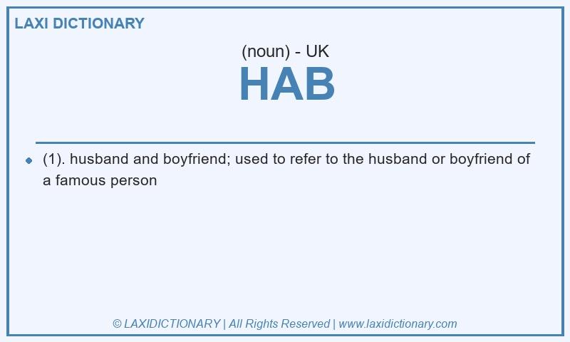 Definition HAB in British English
