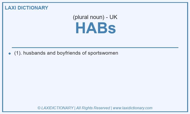 Definition HABs in British English