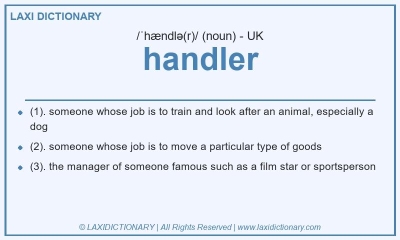 Definition handler in British English