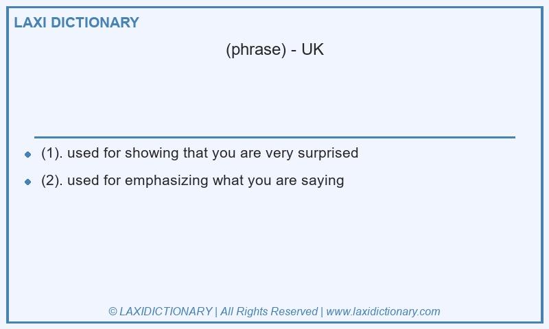 Definition in British English