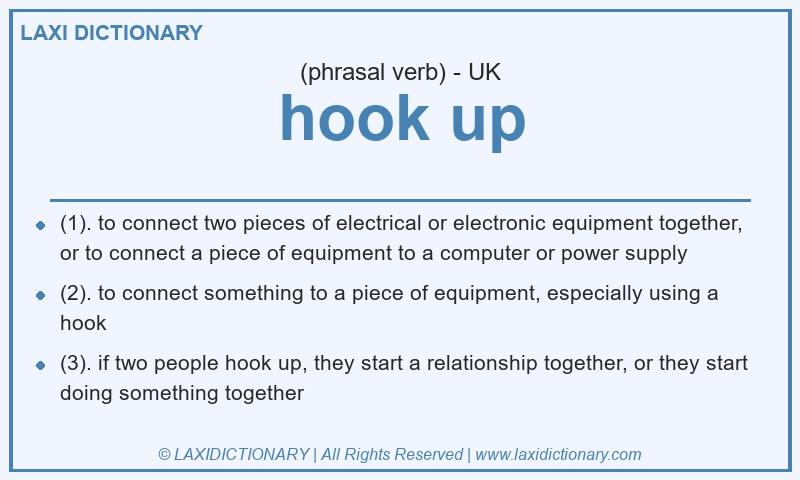 Definition hook up in British English
