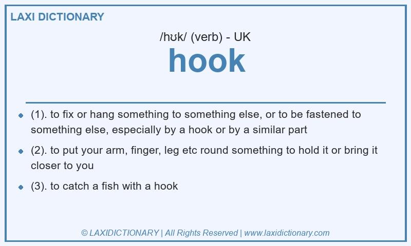 Definition hook in British English