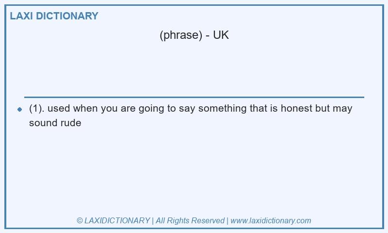 Definition in British English