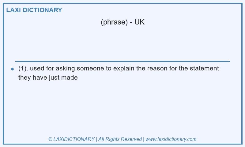Definition  in British English