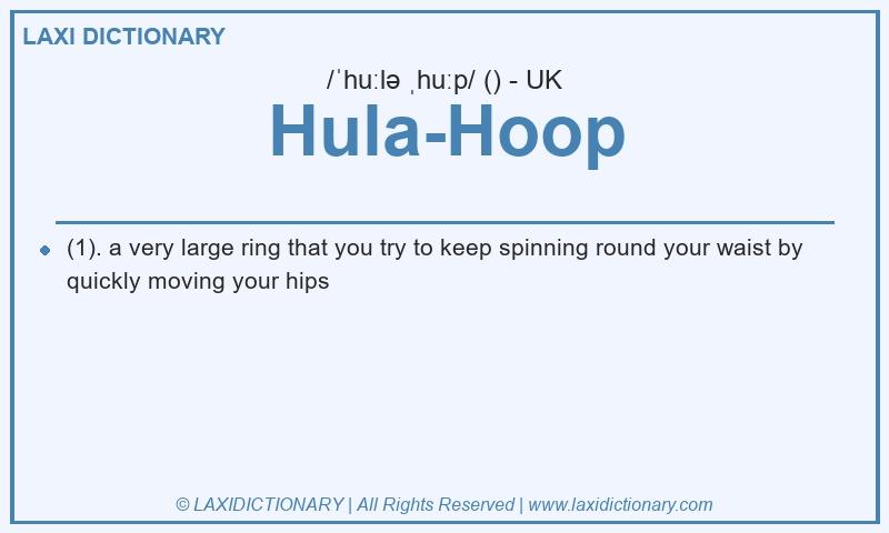 Definition Hula-Hoop in British English