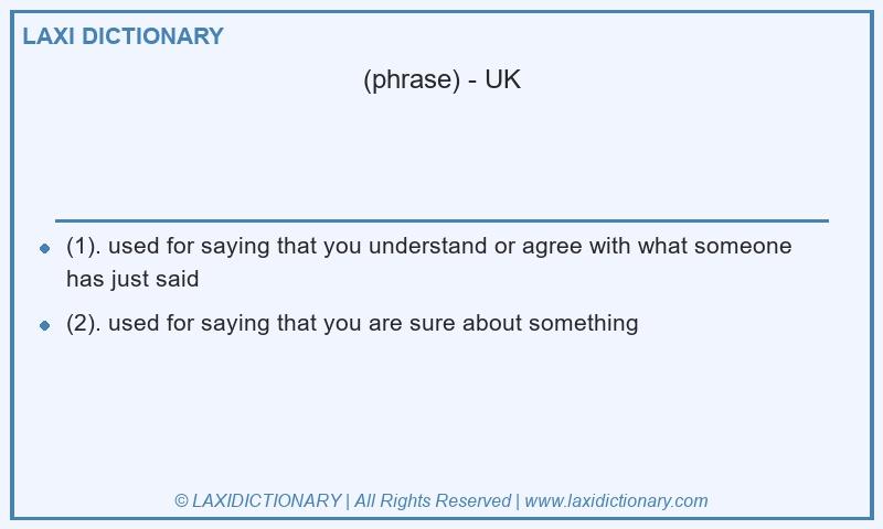 Definition in British English