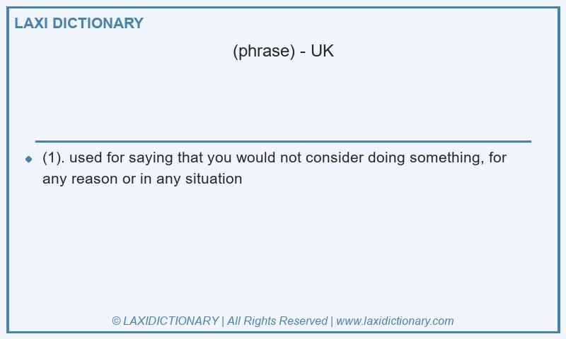 Definition  in British English