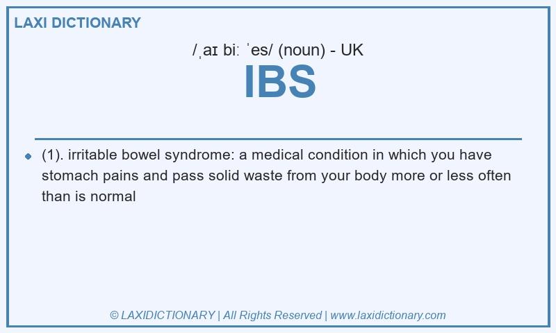 Definition IBS in British English