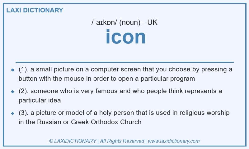 Definition icon in British English