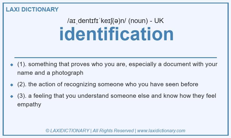 Definition identification in British English