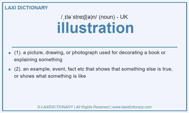 Definition illustration in British English